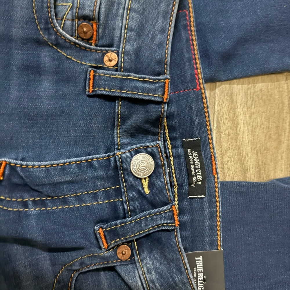 True Religion Blue Skinny Jeans Classic Denim